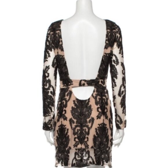 HP For Love and  Lemons San Marcos Mini Lace Dress Medium - Picture 3 of 4